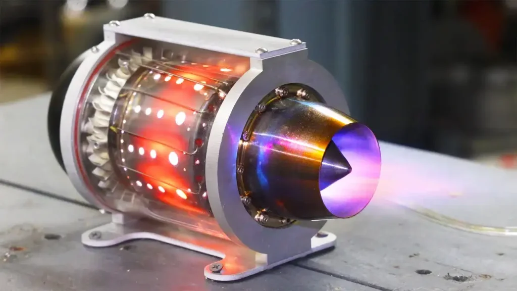 mini jet engine working